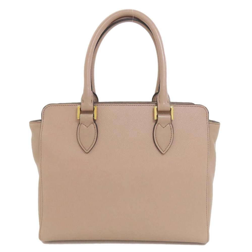 Prada Saffiano Pink Shoulder Bag Soft Calfskin Tote Cipria